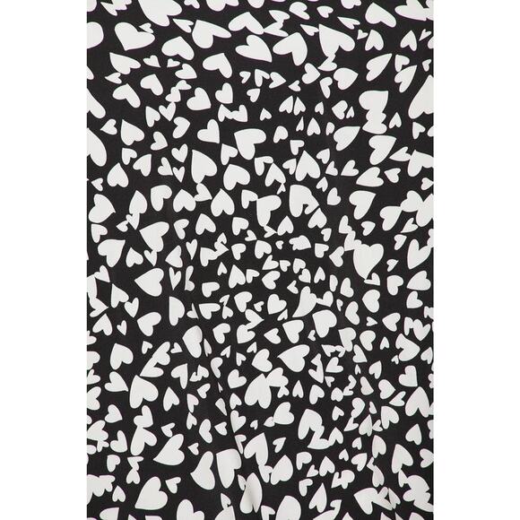 Anine Bing Brooke Heart Halter Neck Top in Black White S - Picture 2 of 4